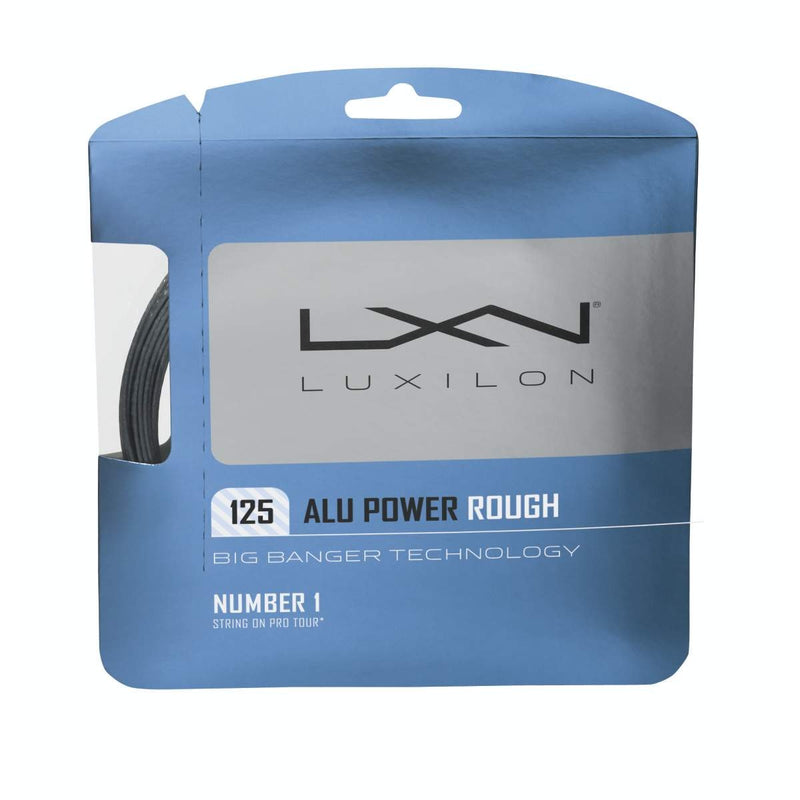 Luxilon Alu Power Rough Tennis String Set in Silver