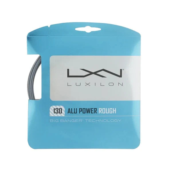 Luxilon Alu Power Rough Tennis String Set in Silver