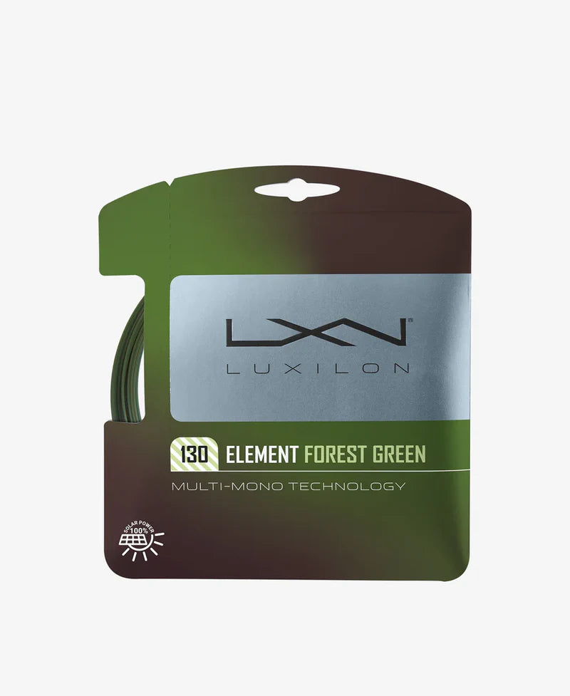 Luxilon Element 130 Tennis String Set in Forest Green