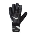 Match GK goalkeeper glove in black, Nike swoosh, MATCH wrist patch