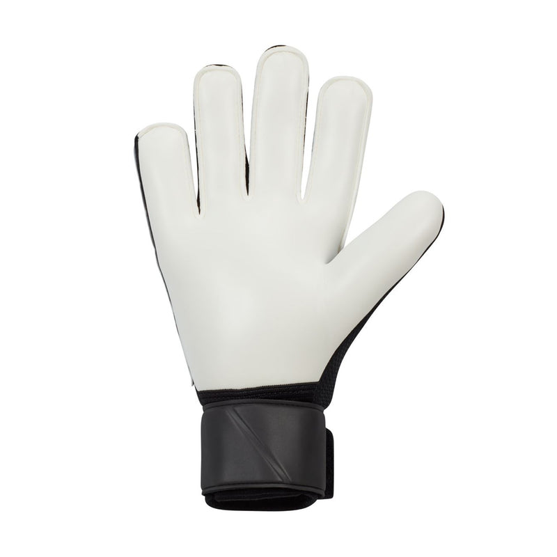 Match GK goalkeeper glove in white, black wrist strap