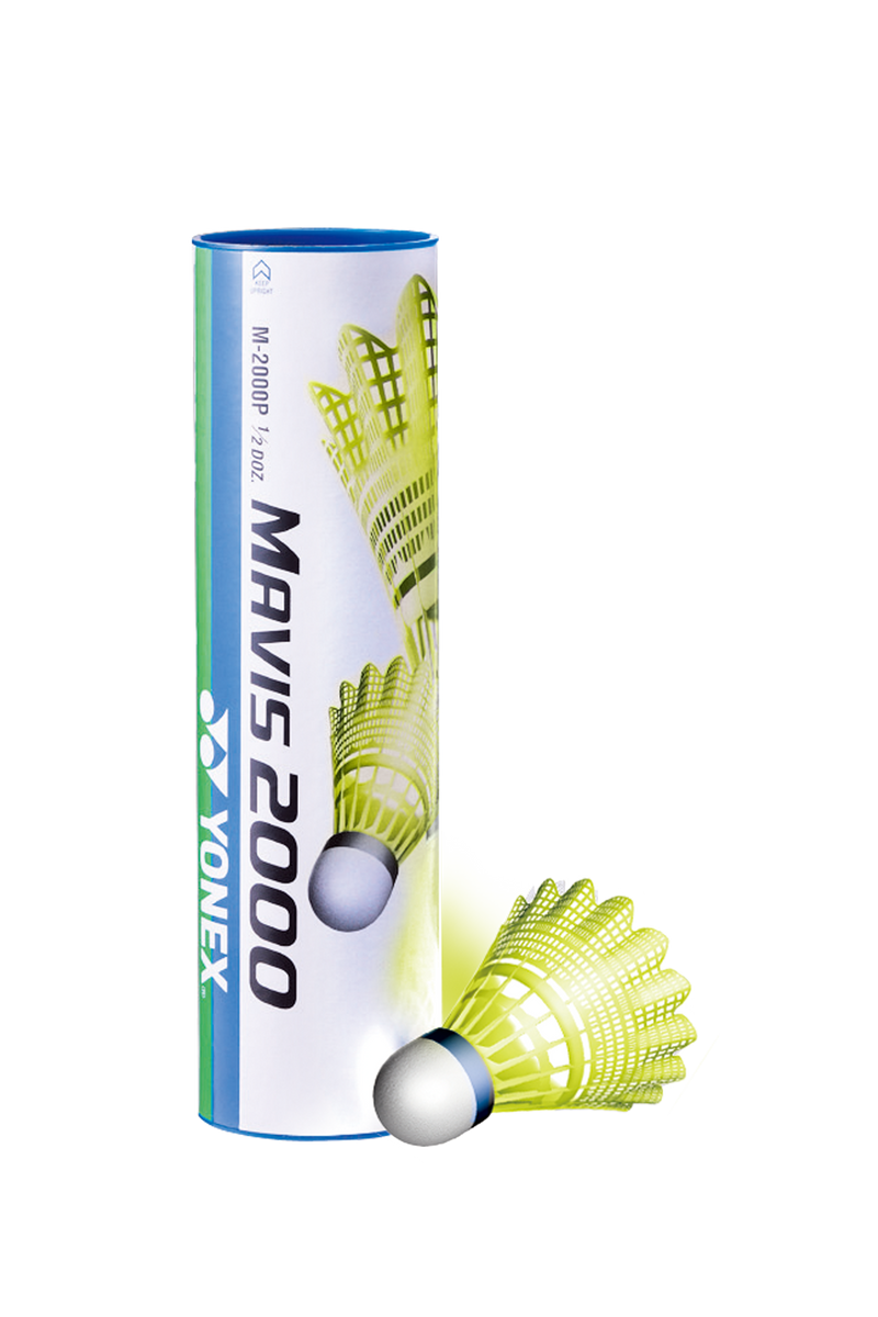 Mavis 2000 Badminton Shuttlecock (Yellow)