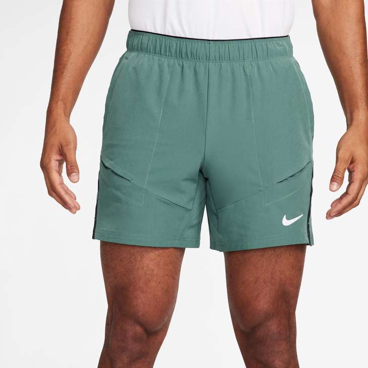 Men's Court Advantage Dri-FIT 7" Tennis Shorts in Bicoastal/Black/White