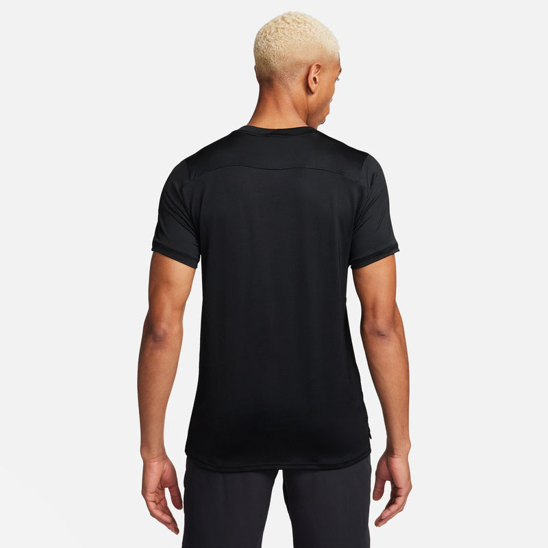Men's Court Advantage Dri-FIT Tennis Top in Black/White