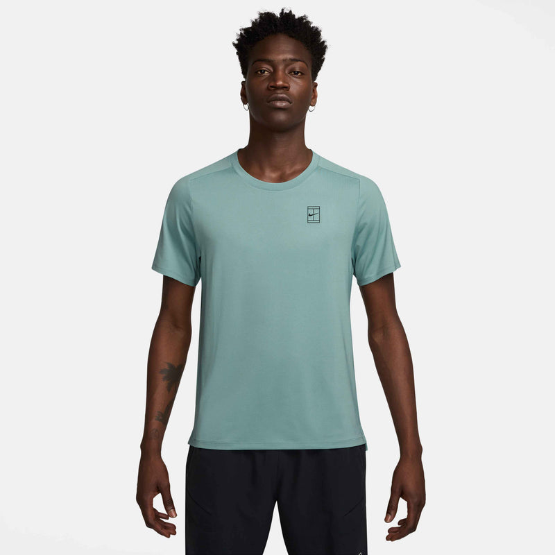 Men's Court Advantage Dri-FIT Tennis Top in Cannon/Black