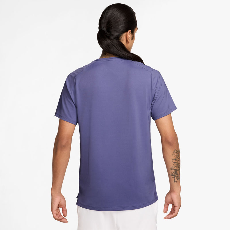 Men's Court Advantage Dri-FIT Tennis Top in Dusty Amethyst/Deep Night