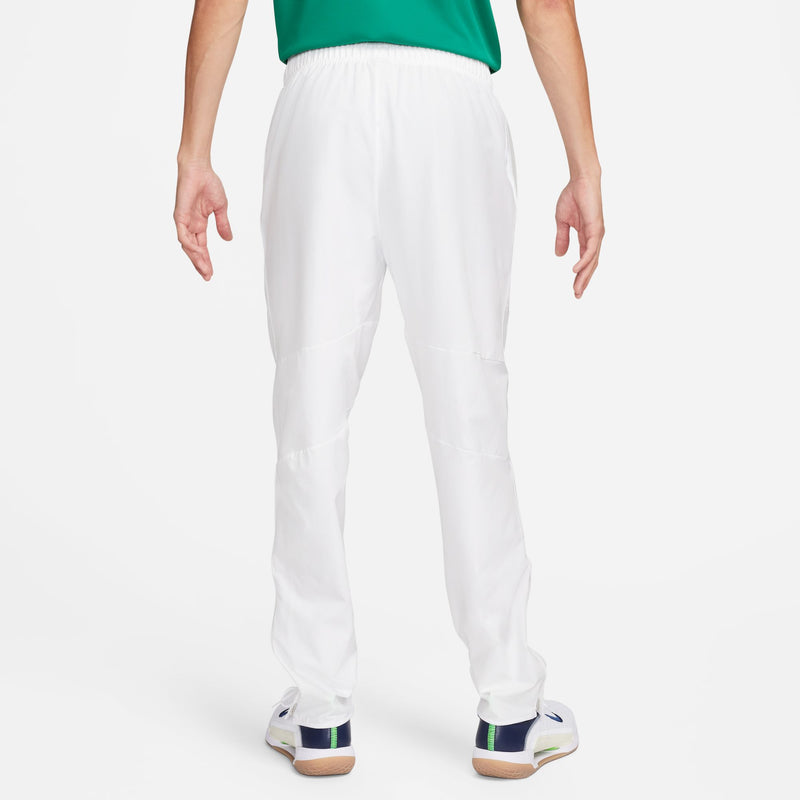 Men's Court Advantage Dri-FIT Tennis Trousers in White/Black