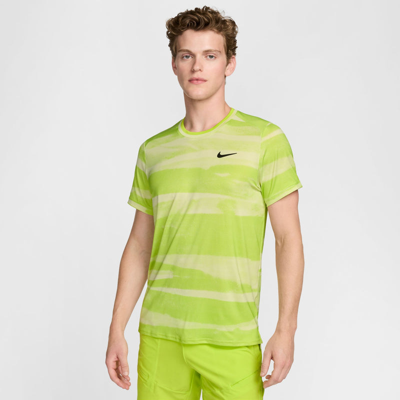 Men's Court Advantage NikeCourt Top in Life Lime/Black