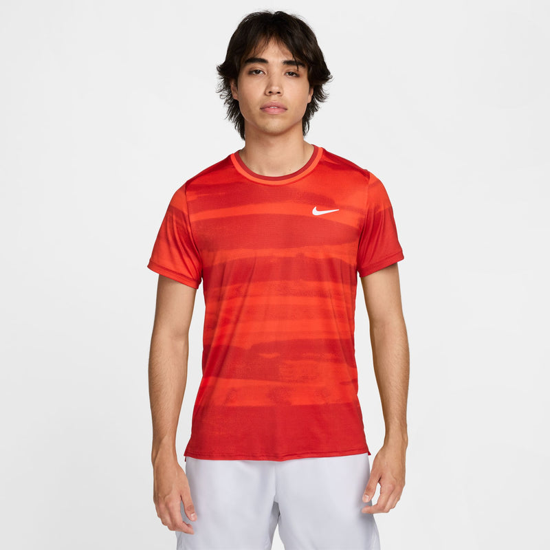 Men's Court Advantage NikeCourt Top in Team Orange/White