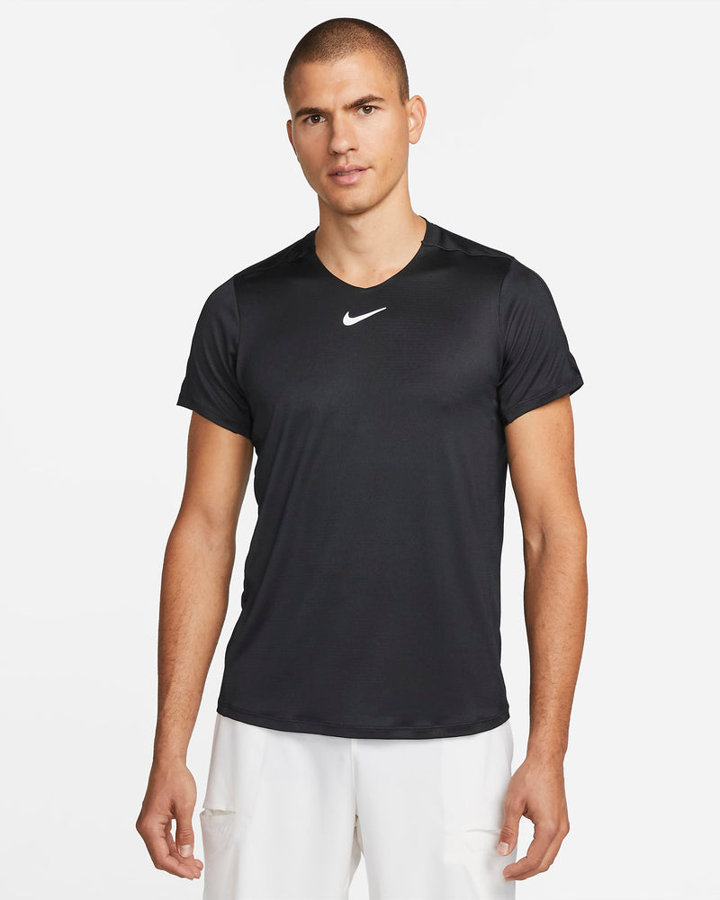 Men's Court Dri-FIT Advantage Top (Black/White)