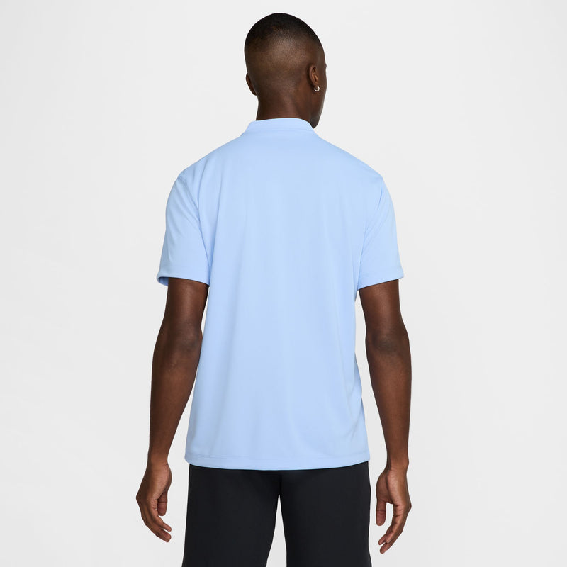 Men's Court Dri-FIT Tennis Blade Polo in Aluminum/White