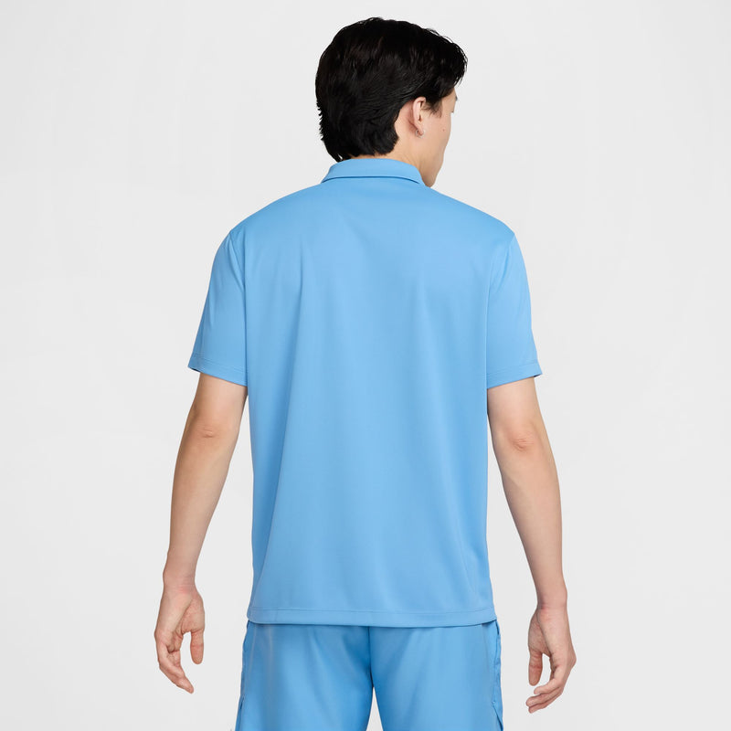 Men's Court Dri-FIT Tennis Polo in Blue Beyond/White