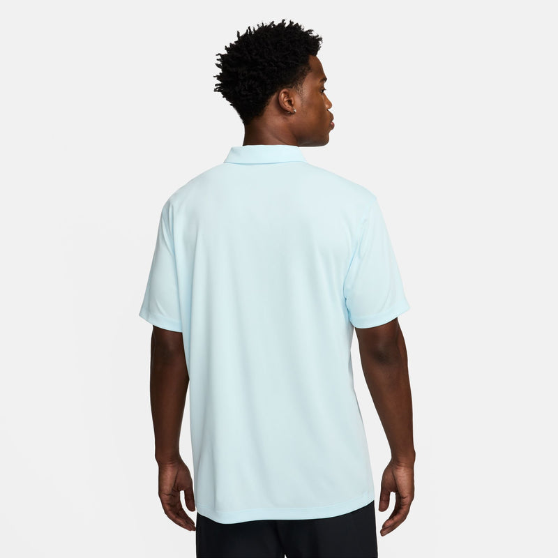 Men's Court Dri-FIT Tennis Polo in Glacier Blue/Black