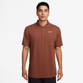 Men's Court Dri-FIT Tennis Polo in Mars Stone/White