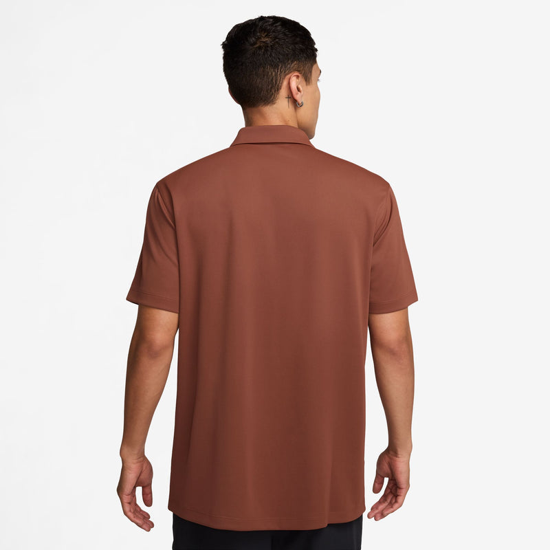 Men's Court Dri-FIT Tennis Polo in Mars Stone/White