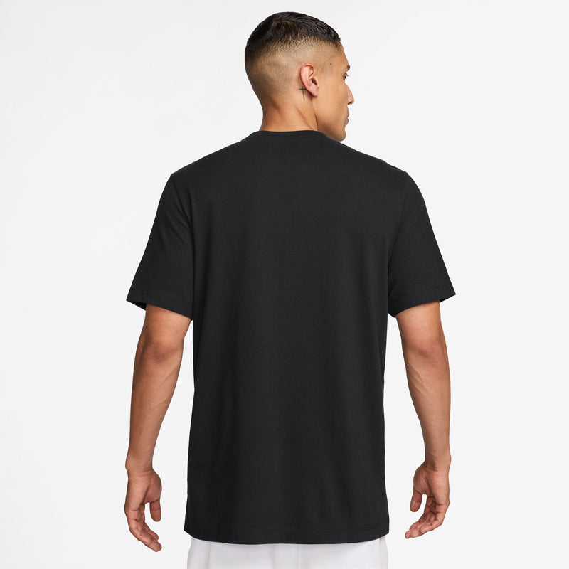 Men's Court Dri-FIT Tennis T-Shirt in Black
