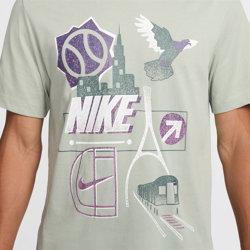Men's Court Dri-FIT Tennis T-Shirt in Jade Horizon