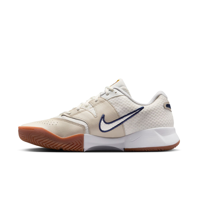 Men's Court Lite 4 Hard Court Tennis Shoes in Summit White/Binary Blue-Light Bone