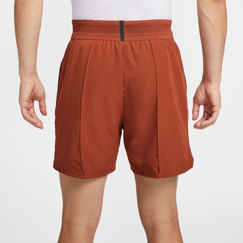 Men's Court Slam Dri-FIT 6" Tennis Shorts in Rugged Orange