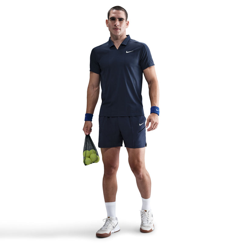 Men's Court Slam Dri-FIT ADV Tennis Polo in Midnight Navy/Midnight Navy