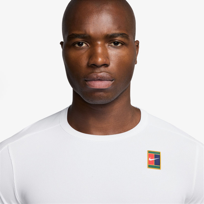 Men's Court Slam Dri-FIT ADV Tennis Top in White