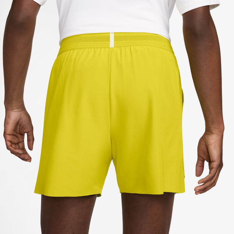 Men's Court Slam Dri-FIT Tennis Shorts in High Voltage/High Voltage/Medium Ash