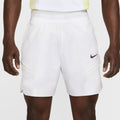 Men's Court Slam Dri-FIT Tennis Shorts in White/Medium Ash