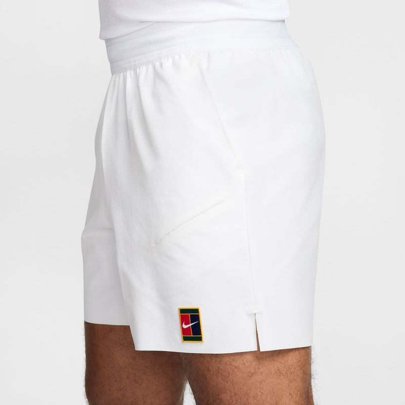 Men's Court Slam Dri-FIT Tennis Shorts in White