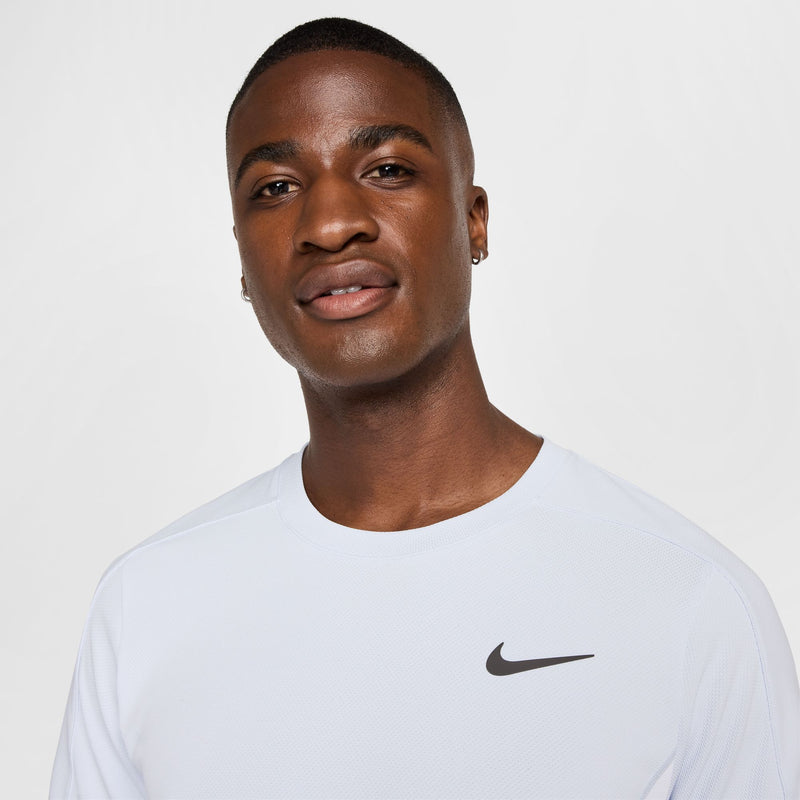 Men's Court Slam Dri-FIT Tennis Top in Football Grey/White/Medium Ash