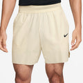 Men's Court Slam Men's Dri-FIT Tennis Shorts in Pale Ivory/Black