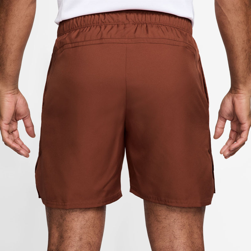 Men's Court Victory Dri-FIT 7" Tennis Shorts in Mars Stone/White