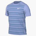 Men's Court Victory Dri-FIT Tennis Top in Aluminum/Blue Beyond/White