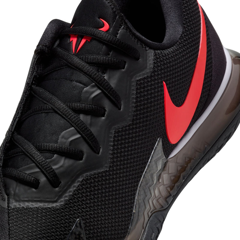 Men's Court Zoom Vapor Cage 4 Rafa Shoes in Black/Siren Red-Barely Grape