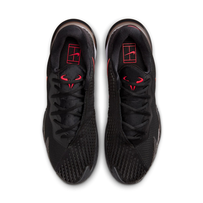 Men's Court Zoom Vapor Cage 4 Rafa Shoes in Black/Siren Red-Barely Grape