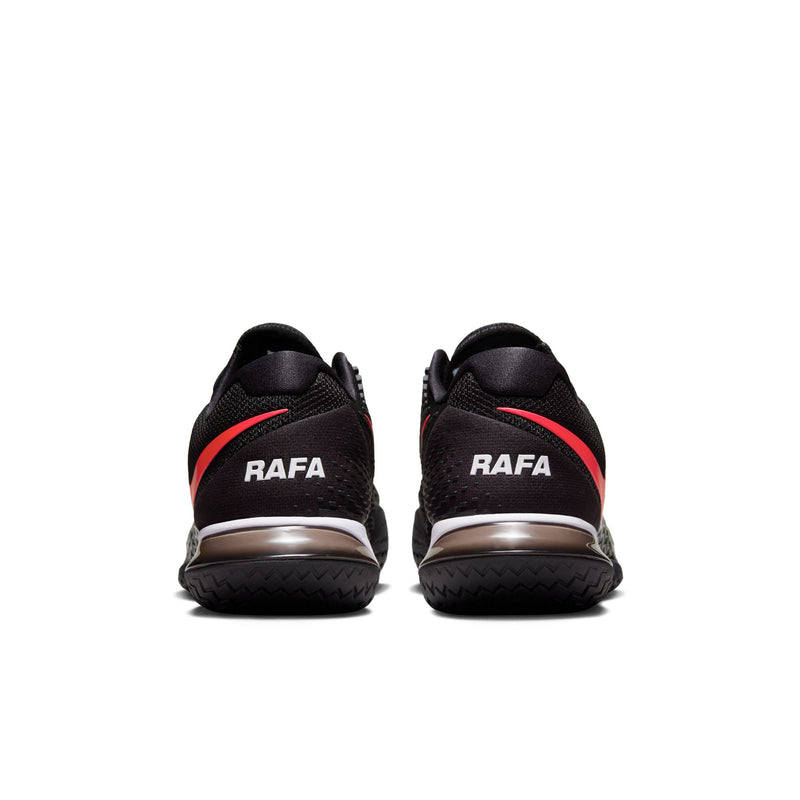 Men's Court Zoom Vapor Cage 4 Rafa Shoes in Black/Siren Red-Barely Grape