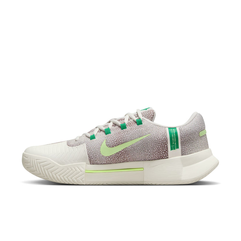 Men's GP Challenge 1 Tennis Shoes in Phantom/Barely Volt-Platinum Violet