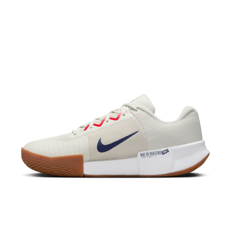 Men's GP Challenge Pro Hard Court Shoes in Light Bone/Binary Blue-Summit White