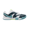 Men's Lite 4 Shoes in White/Volt-Armory Navy-Denim Turq