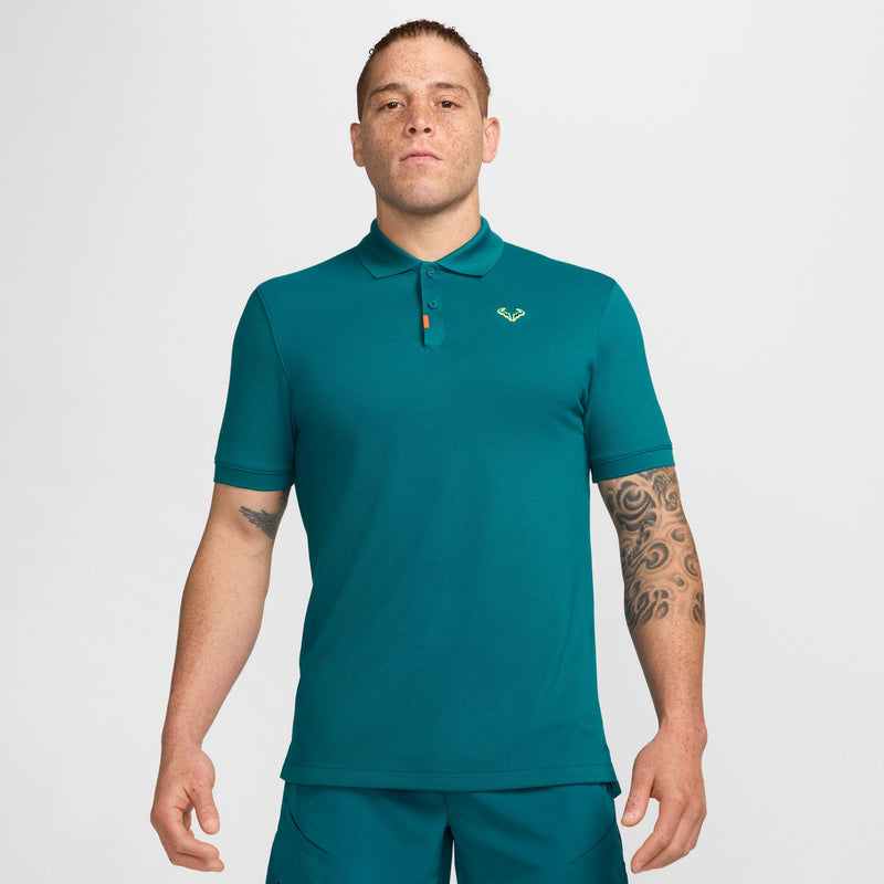 Men's Polo Rafa Slim-Fit Polo in Geode Teal/Volt