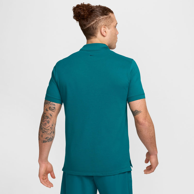 Men's Polo Rafa Slim-Fit Polo in Geode Teal/Volt