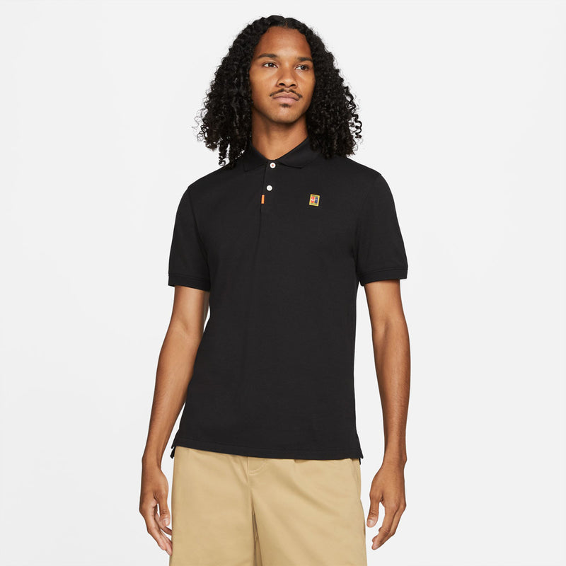 Men's Polo Slim-Fit Polo in Black