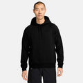 Men's Primary Fleece Dri-FIT UV Pullover Performance Hoodie in Black/Black