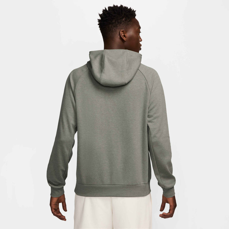 Men's Primary Fleece Dri-FIT UV Pullover Performance Hoodie in Light Army/Htr/Light Army