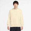 Men's Primary Fleece Dri-FIT UV Pullover Performance Hoodie in Pale Ivory/Pale Ivory