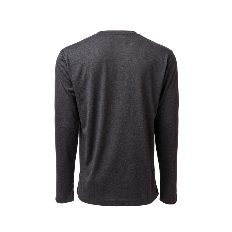 GORUCK men's black long sleeve triblend shirt, size L, shown from the back.