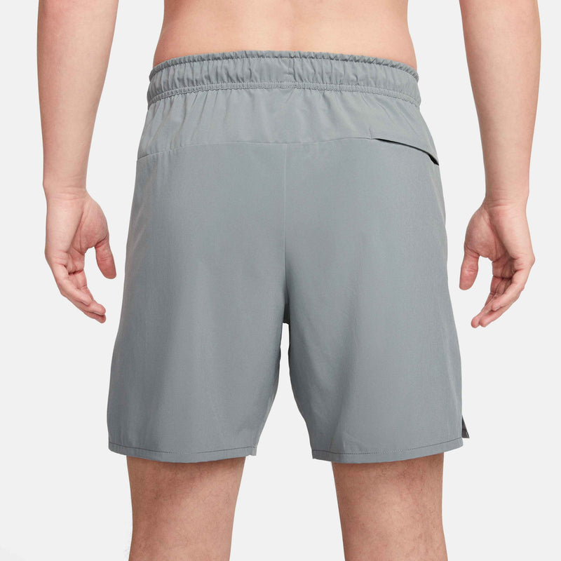 Men's Unlimited Dri-FIT 7" Unlined Versatile Shorts in Smoke Grey/Black/Smoke Grey