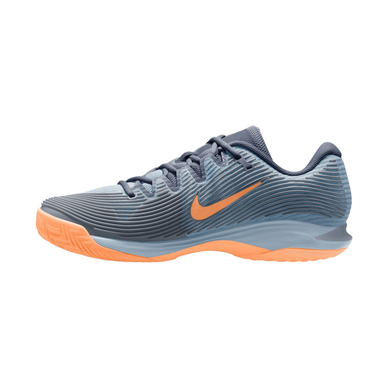 Men's Vapor 12 Clay Court Tennis Shoes in Ashen Slate/Obsidian-Lt Armory Blue