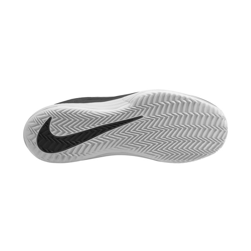 Men's Vapor 12 Clay Court Tennis Shoes in Black/White-Dk Smoke Grey