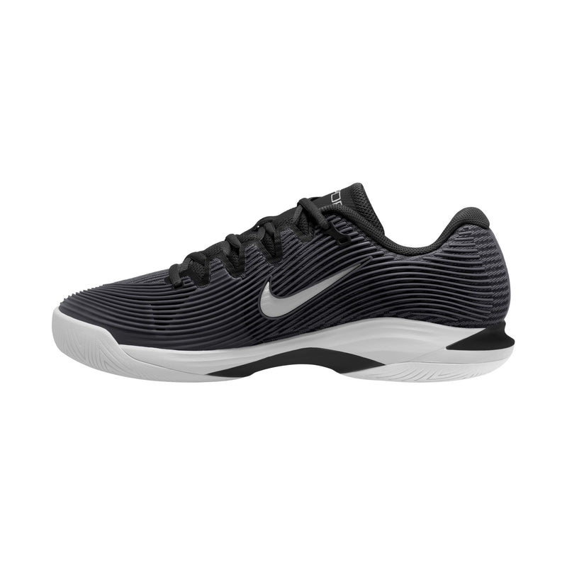 Men's Vapor 12 Hard Court Tennis Shoes in Black/White-Dk Smoke Grey