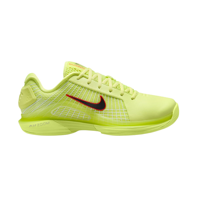Men's Vapor 12 Hypersmash Hard Court Tennis Shoes in Lt Lemon Twist/Black-Lt Crimson-White
